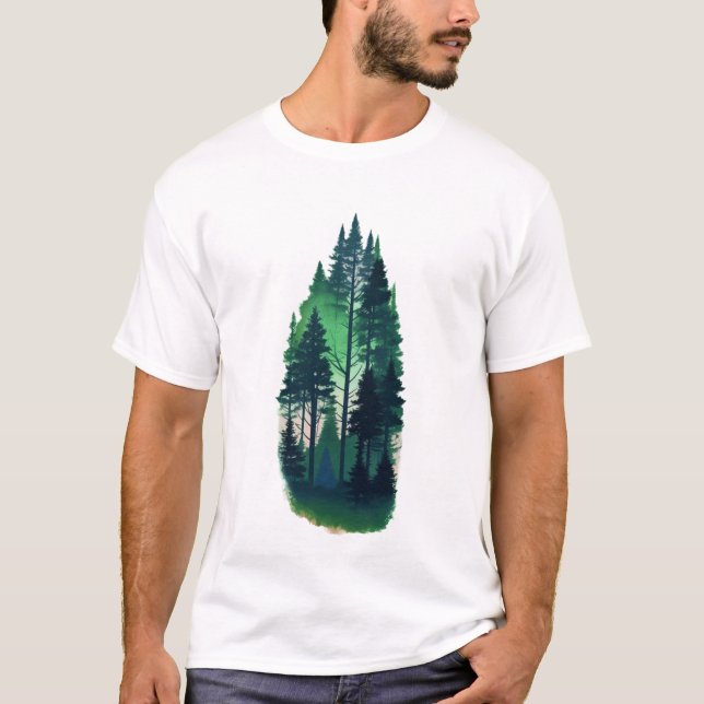 Gräs träd t shirt (Framsida)