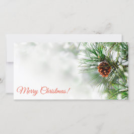 Gräs träd täckt med snö tack kort