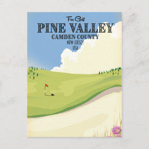 Gräs Valley Camden County New jersey USA Golf Vykort