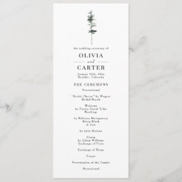 Gräs Vapensköld Bröllopsprogram Program