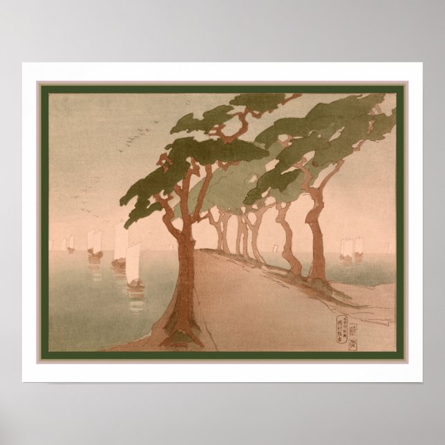 "Gräs vid havet" ca 1912 Poster (Framsidan)