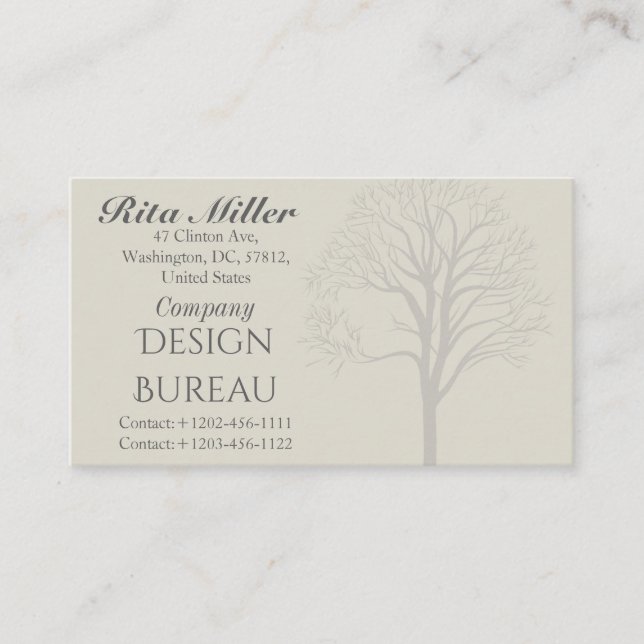 Gräs Visitkort (Framsida)