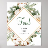 Gräs Winter Food Möhippa Sign