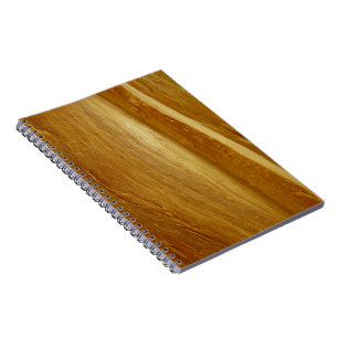 Gräs Wood II Faux Wooden Struktur Anteckningsbok