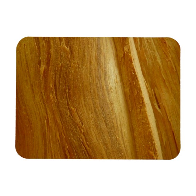 Gräs Wood II Faux Wooden Struktur Magnet (Horisontell)