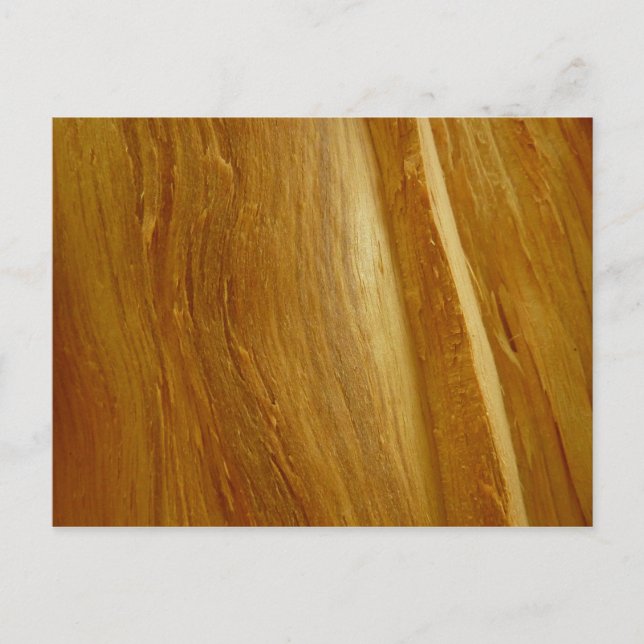 Gräs Wood II Faux Wooden Struktur Vykort (Framsida)