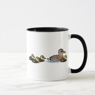 Gräsand & fyra ducklings mugg
