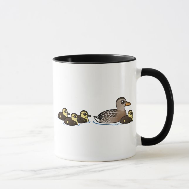 Gräsand & fyra ducklings mugg (Höger)