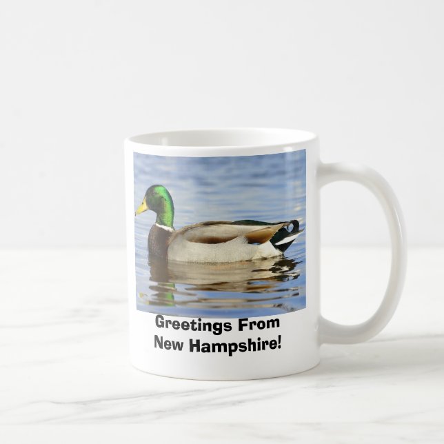 Gräsand hälsningar från New Hampshire! Kaffemugg (Höger)