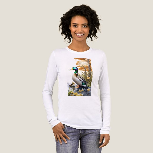 Gräsand långärmad skjorta t shirt (Hel framsida)
