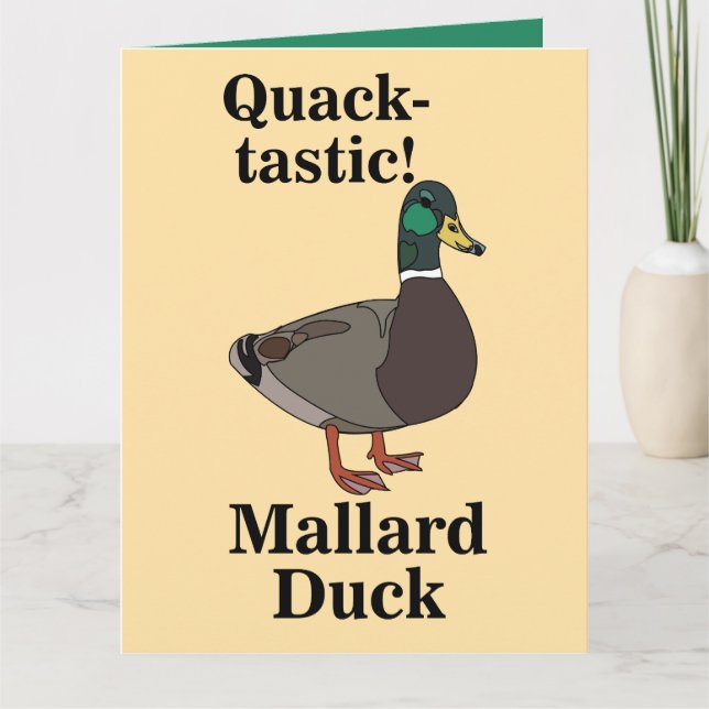 Gräsand Quack-Tastisk Anka Kort (Framsida)