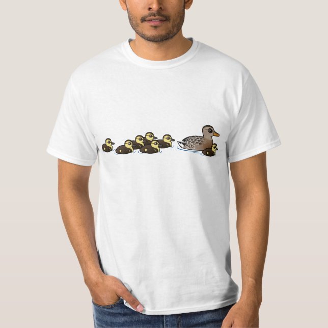 Gräsand & sju ducklings t-shirt (Framsida)
