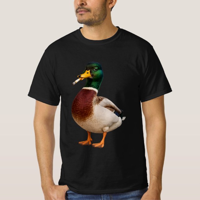 gräsand Vintage Rökande Meme ,Cigaret ,Stu  T Shirt (Framsida)