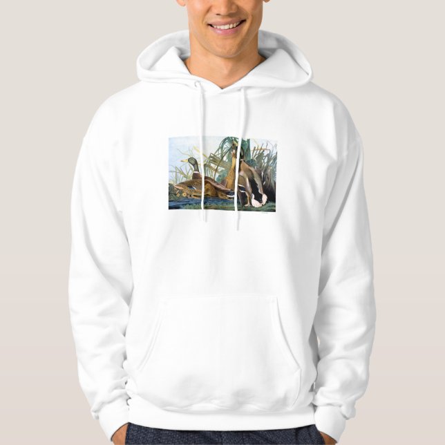 Gräsandanka Sweatshirt Med Luva (Framsida)