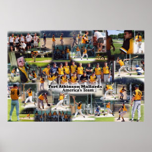 GräsandCollageaffisch Poster