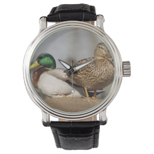 Gräsandet duckar klockan armbandsur