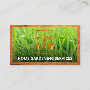 Gräsbakgrund LOGOTYP Visitkort