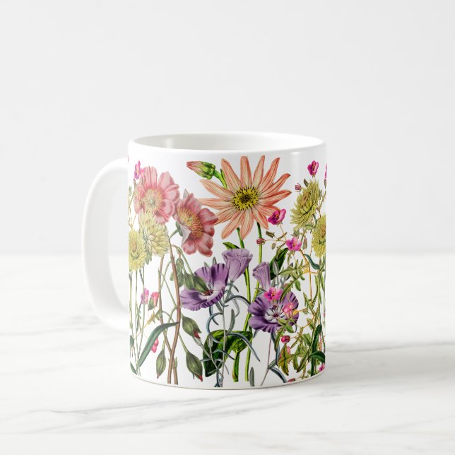 Gräsblommor Kaffemugg (Framsida vänster)