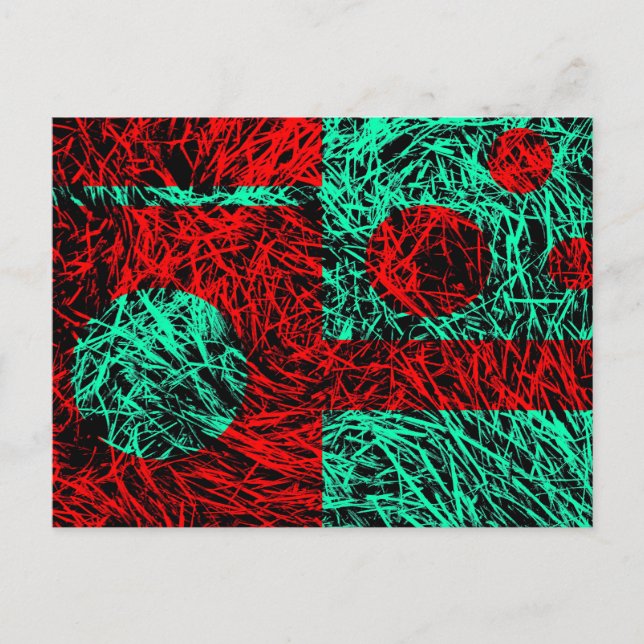 "Gräsbränna" Vykort (Framsida)