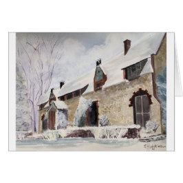 GRÄSDAL, MIN STUGA FÖR VÄLDE, KALIFORNIEN HÄLSNINGSKORT