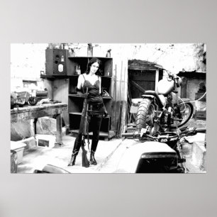 Gråsej med gevär och Jack Poster