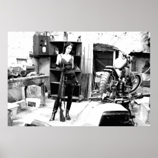 Gråsej med gevär och Jack Poster