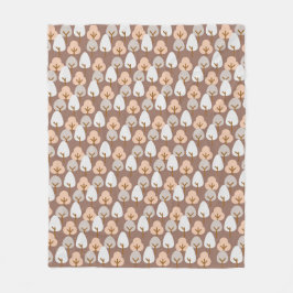 Gräsen hösten för den Mysiga hösten för Mönster i  Fleecefilt