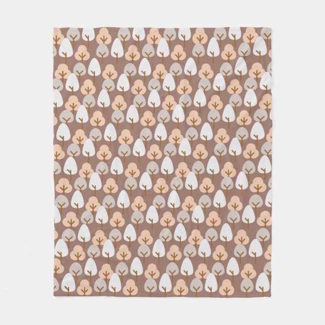 Gräsen hösten för den Mysiga hösten för Mönster i  Fleecefilt (Framsidan)