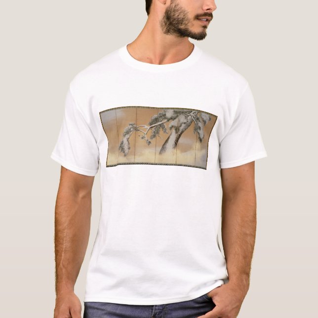 Gräsen under snö tee shirt (Framsida)