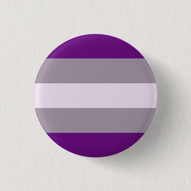 Gråsexuell stolthetsflagga knapp (Framsida)