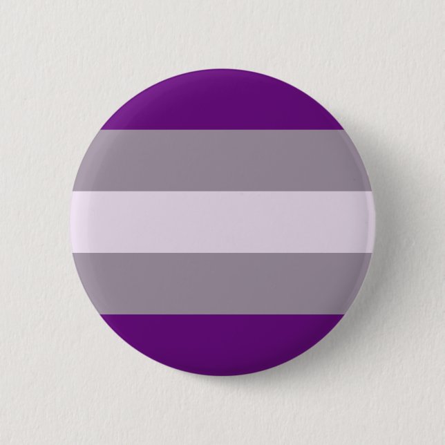 Gråsexuell stolthetsflagga knapp (Framsida)