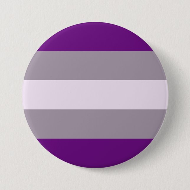 Gråsexuell stolthetsflagga knapp (Framsida)
