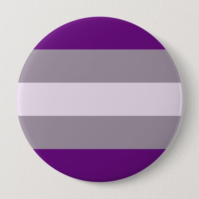 Gråsexuell stolthetsflagga knapp (Framsida)