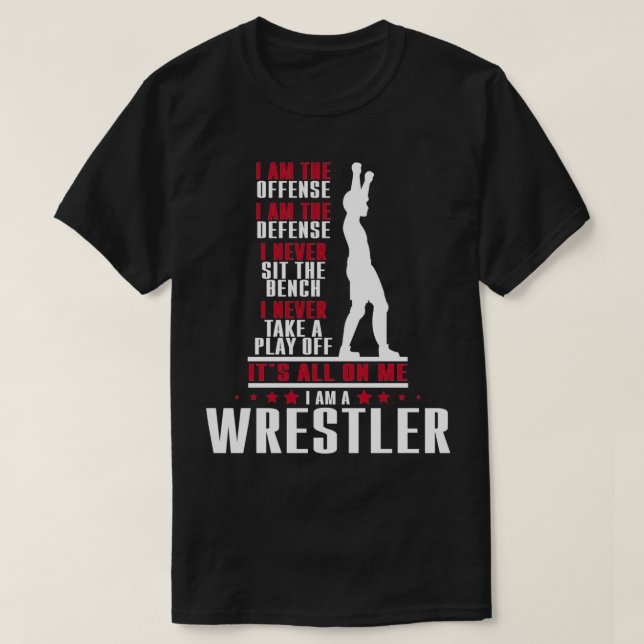Gräsgåva av brottlings- och spaltavfall till brott t shirt (Design framsida)