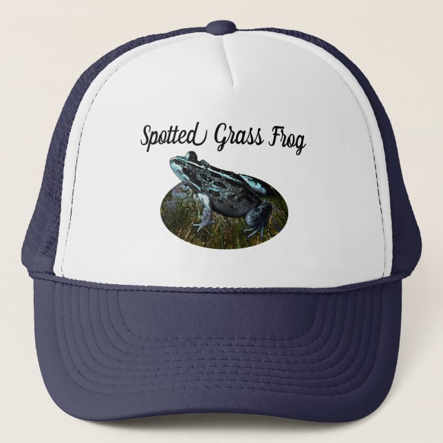 Gräsgroda, lastbilschaufförer keps (Framsida)