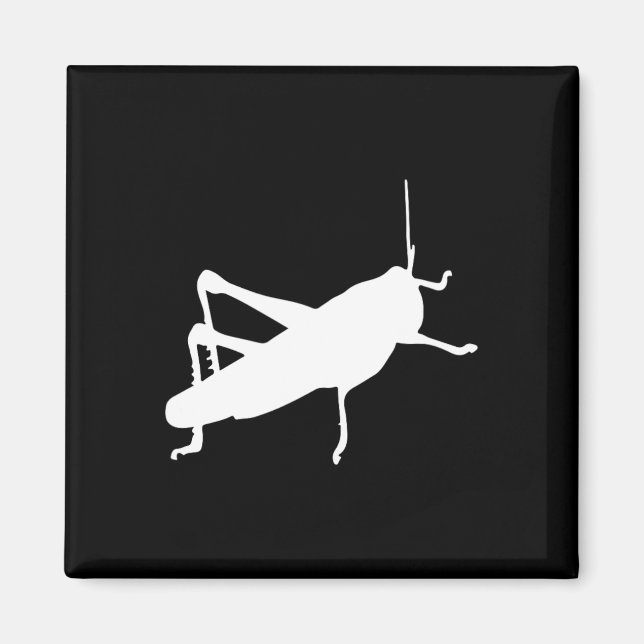 Gräshoppa Cricket - Insekt Bug Cute Rolig  Magnet (Framsidan)