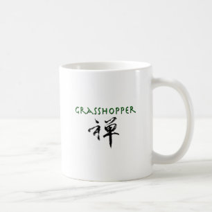 Gräshoppa med "Zen" symbol Kaffemugg