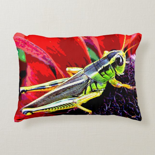 Grashopper accent Pillow Prydnadskudde (Framsidan)
