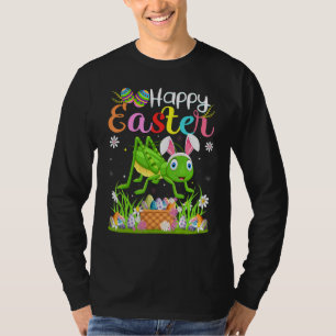 Grashopper Bunny Egg Hunting Grashopper Lycklig E T Shirt