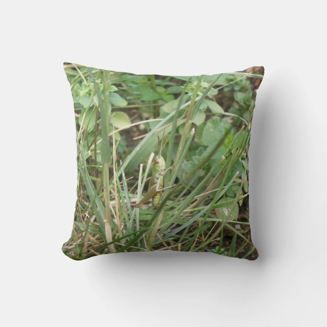 Grashopper Camouflage Pillow Kudde (Framsida)