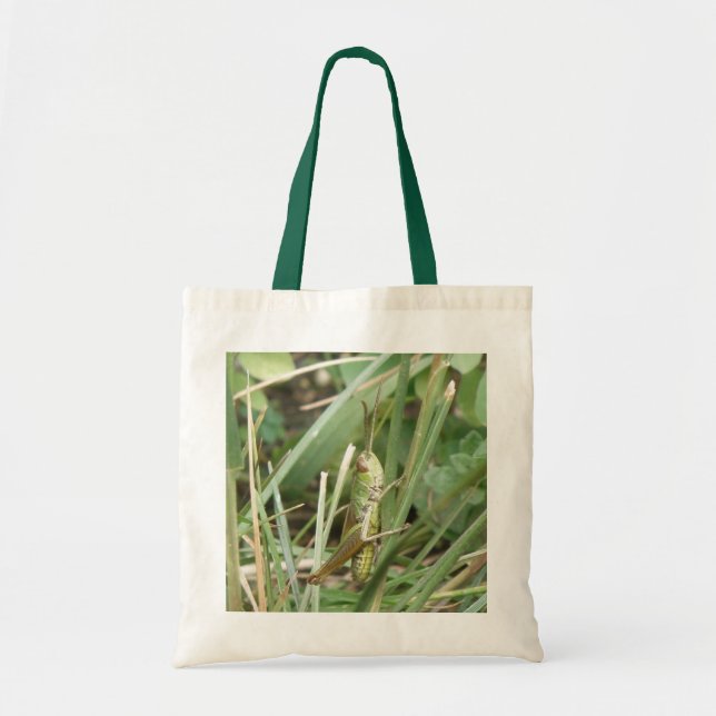 Grashopper Camouflage Tote Bag Tygkasse (Framsidan)