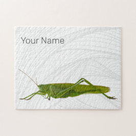 Grashopper eller Hayhorse Retro Insekt Animal Gift Pussel