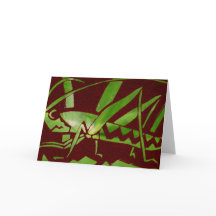 Grashopper Greeting Card