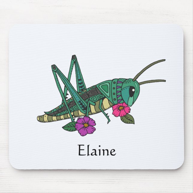 Grashopper Jewl Tone Mouse Pad Musmatta (Framsidan)