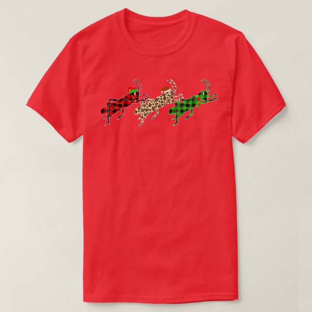 Grashopper Julgran Ljus Funny Animals Xm T Shirt (Design framsida)