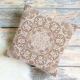 Grashopper Mandala Välj din Färg Kudde