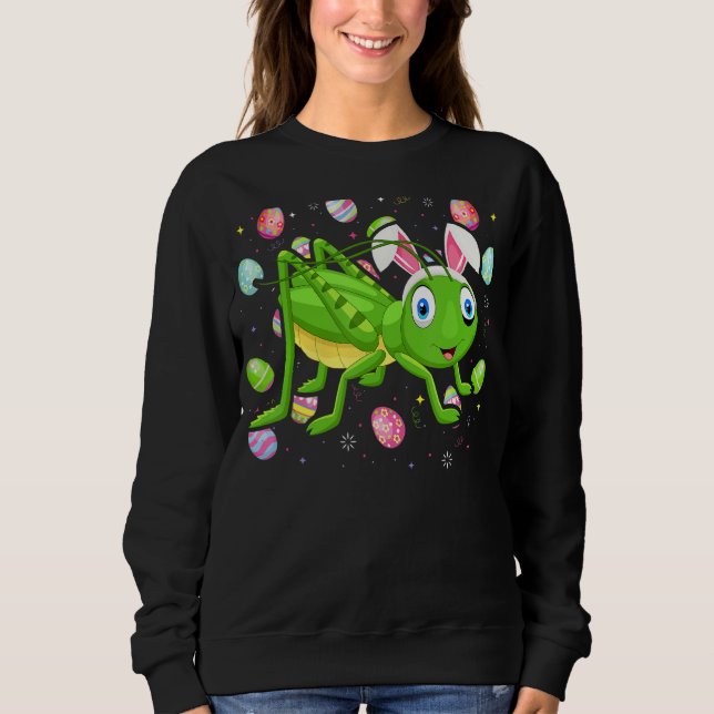 Grashopper Påskägg Funny Grashopper Påsk T Shirt (Framsida)
