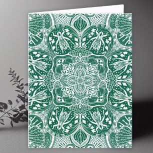 Grashoppers Mandala Art Blank Tack Kort