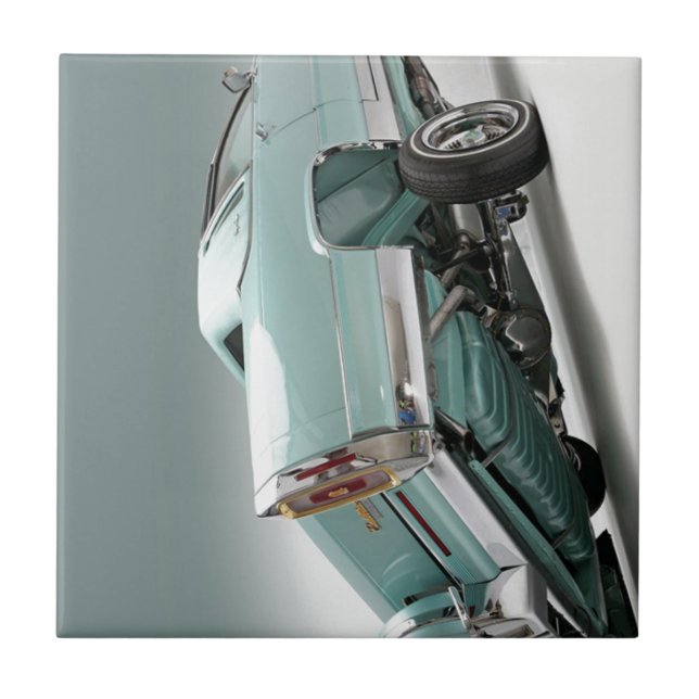 Gräshoppor - bilar för Lowrider'n-anpassningsbar Kakelplatta (Framsidan)