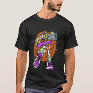 gräshoppsdans robot gräshoppa musik bandspelare t shirt
